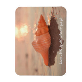 Imán Leave a little Sparkle Horse conch Shell card