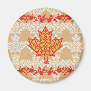 IMÁN LEAVES ON LEAVES (CANADA FLAG) BY MASANSER