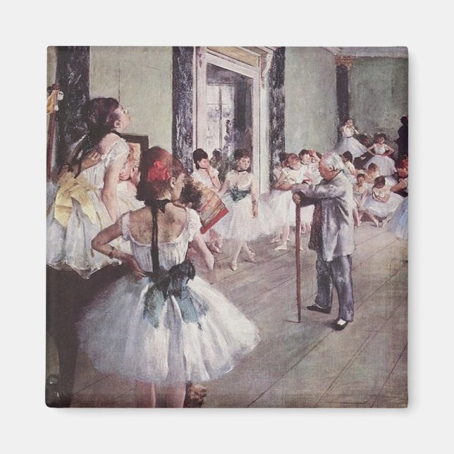 Imán Lección de ballet Edgar Degas (Frente)