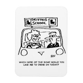 Imán Lección de conducción - ¿Qué lado de la carretera?