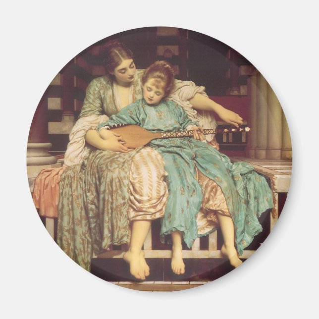 Imán Lección de música de Lord Frederic Leighton (Frente)