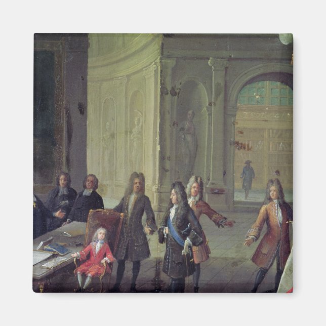 Imán Lección que se da al Joven Luis XV (Frente)