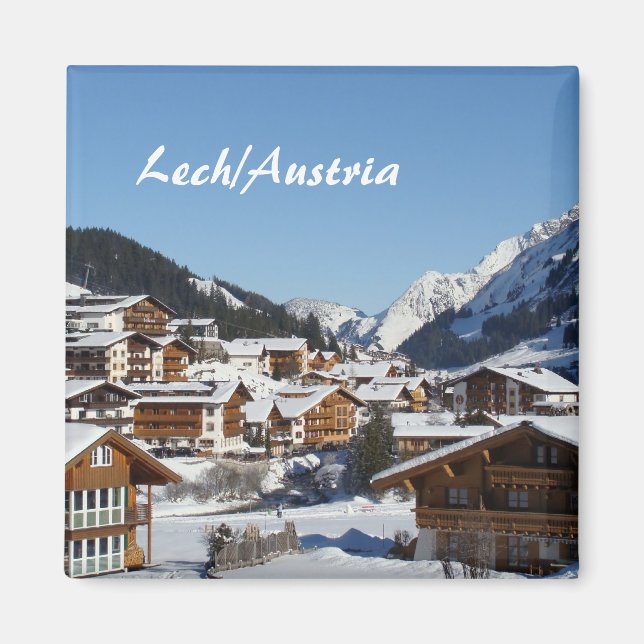 Imán Lech en Austria - Magnet de recuerdo (Frente)