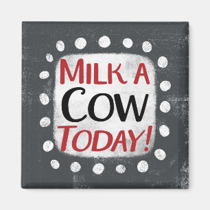 Imán Leche A Vaca Hoy Refrigerador Magnet