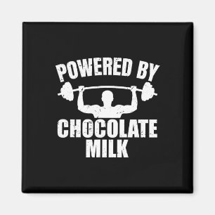 Imán Leche de chocolate Gym Fitness Workout Bodybuildin