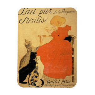 Imán "Leche esterilizada pura del La Vingeanne", 1894