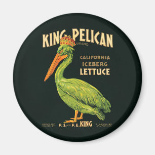 Imán Lechuga iceberg King Pelican
