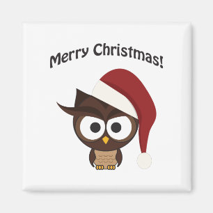 Imán Lechuza furiosa de navidad