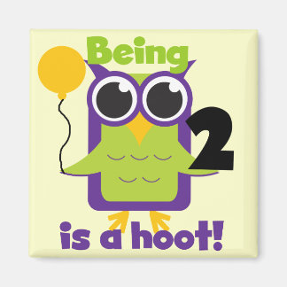 Imán Lechuza Hoot 2 cumpleaños camisetas y regalos de T