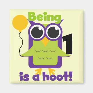 Imán Lechuza Hoot Camisetas de cumpleaños y regalos