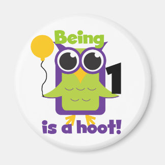 Imán Lechuza Hoot Camisetas de cumpleaños y regalos