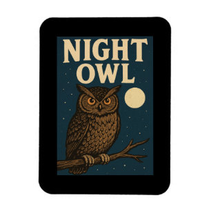 Imán Lechuza nocturna