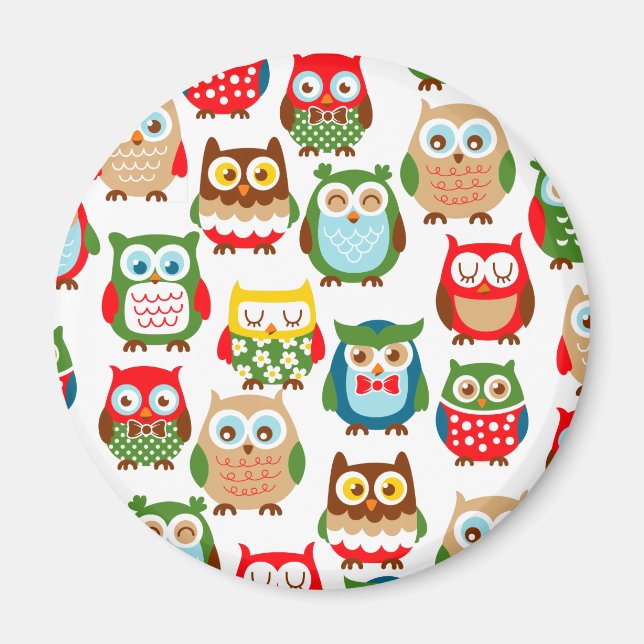 Imán Lechuzas de litera (Frente)