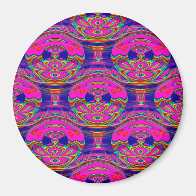 Imán Lechuzas psicodélicas....... (Frente)