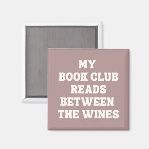 Imán Lector de citas divertidas del club de lectura ros