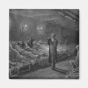 Imán Lector de guiones en un refugio nocturno