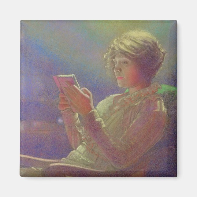 Imán Lectura de mujer, 1921 (Frente)