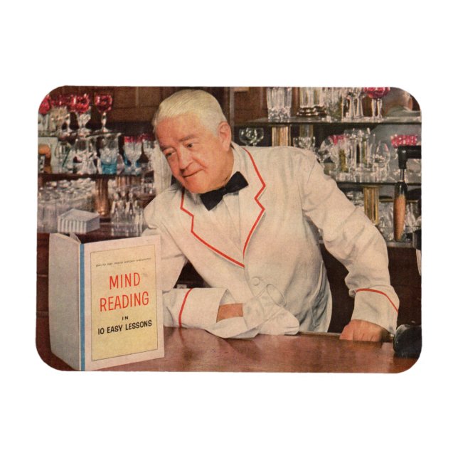 Imán lectura mental en el bar (Horizontal)