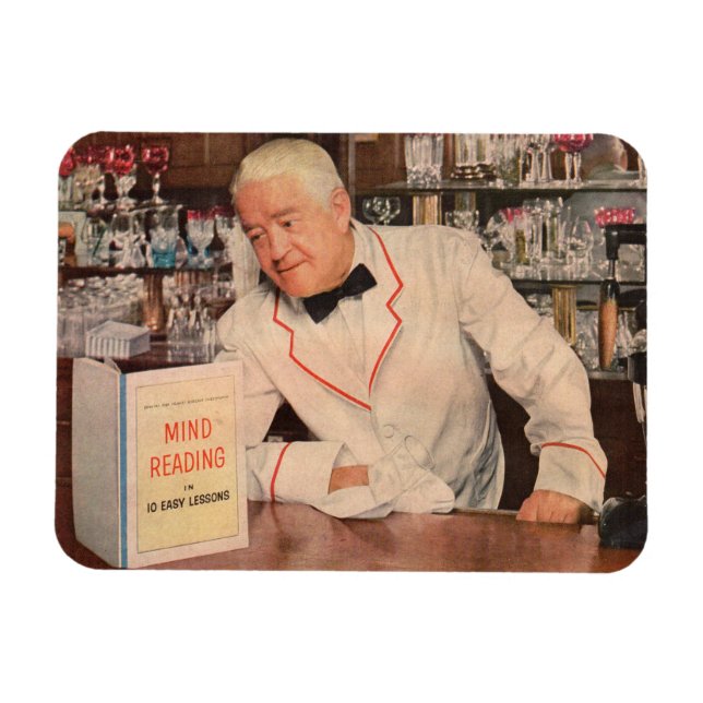 Imán lectura mental en el bar (Horizontal)