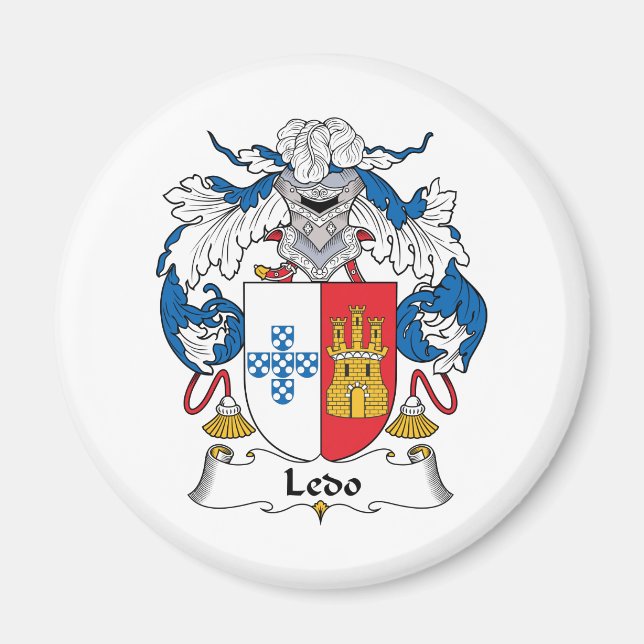 Imán Ledo Family Crest (Frente)