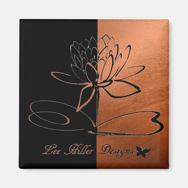 Imán Lee Hiller Designs Accents Black Copper (Frente)