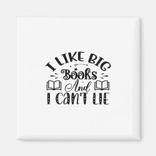 Imán Leer arte me gustan los libros grandes y no puedo
