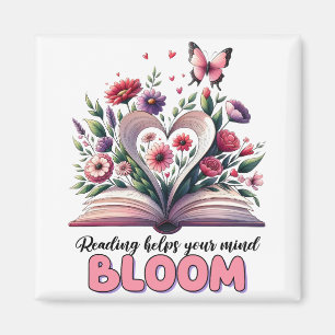 Imán Leer ayuda a que tu mente florezca