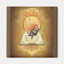 Imán Leer es viajar en el tiempo