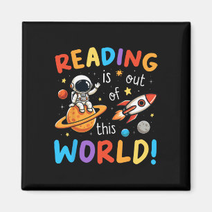 Imán Leer está fuera de este mundo de libros divertidos