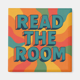 Imán Leer La Habitación Retro