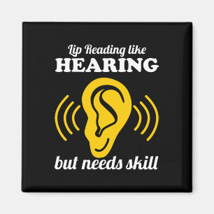 Imán Leer Lip como oír