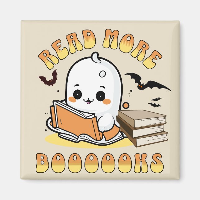 Imán Leer más libros (Frente)