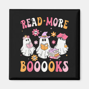 Imán Leer Más Libros Fantasmas Leyendo Libro Divertido