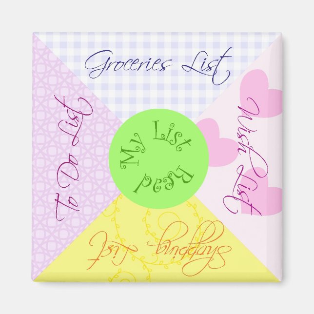 Imán Leer mi lista (Frente)