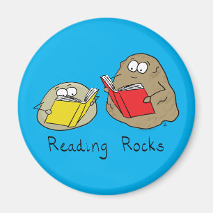 Imán Leer Rocas Divertido libro Magnet