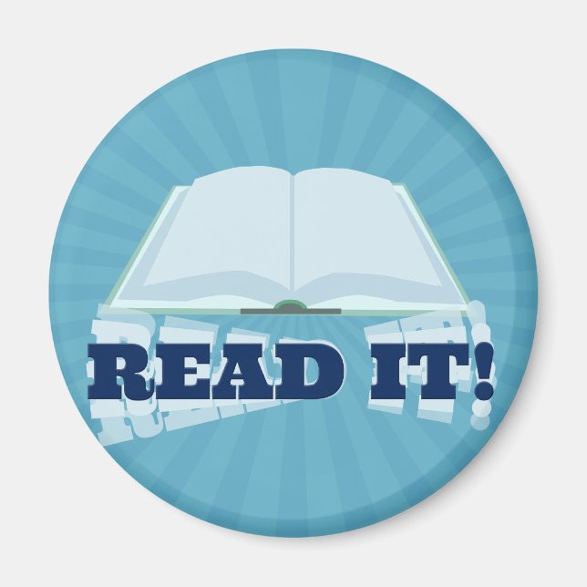 Imán Leerlo, promocionar tu libro aquí (Frente)