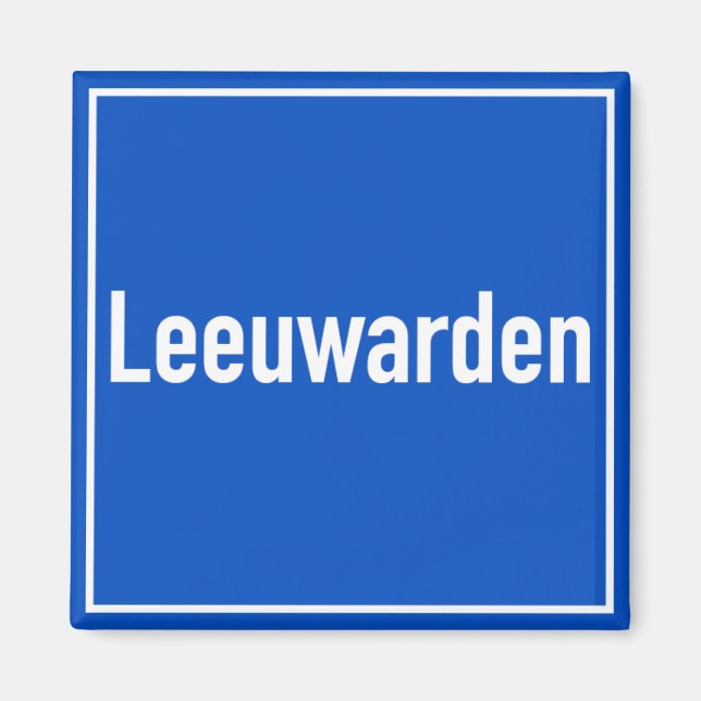 Imán Leeuwarden Magnet | Países Bajos Holanda | Ljouwer (Frente)