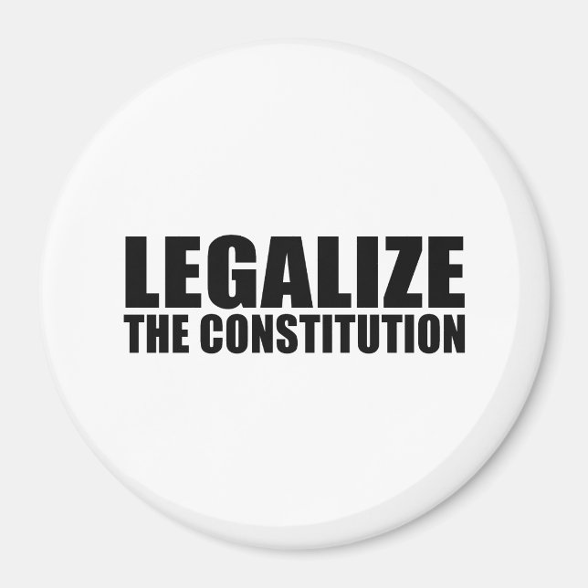 Imán Legalizar la constitución (Frente)