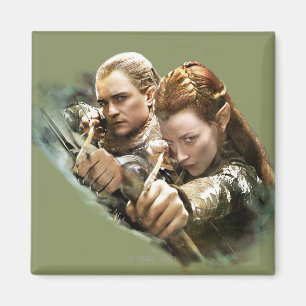 Imán LEGOLAS GREENLEAF™ and TAURIEL™ Graphic