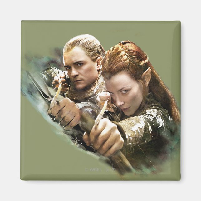 Imán LEGOLAS GREENLEAF™ and TAURIEL™ Graphic (Frente)