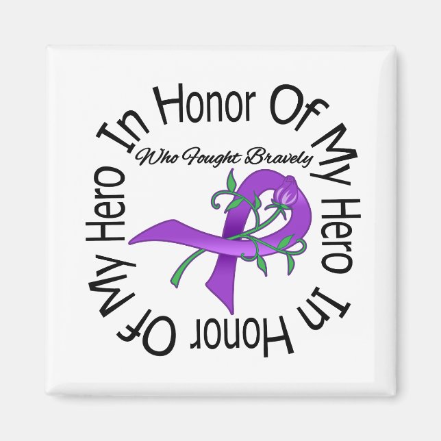 Imán Leiomyosarcoma En Honor De Mi Héroe (Frente)