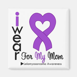 Imán Leiomyosarcoma Yo Uso La Cinta Púrpura Para Mi Mam