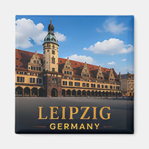 Imán Leipzig Alemania Destino de Viaje Histórico