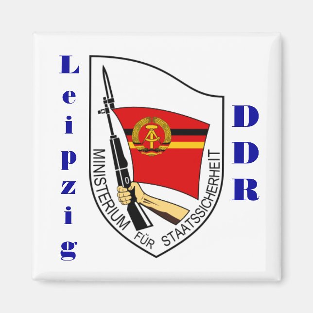 Imán Leipzig, Alemania Stasi Magnet (Frente)