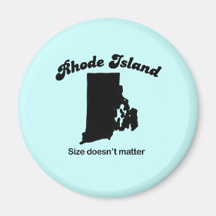 Imán Lema de Rhode Island - el tamaño no importa