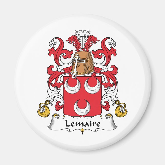 Imán Lemaire Family Crest (Frente)