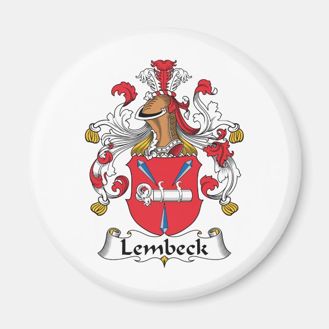 Imán Lembeck Family Crest (Frente)