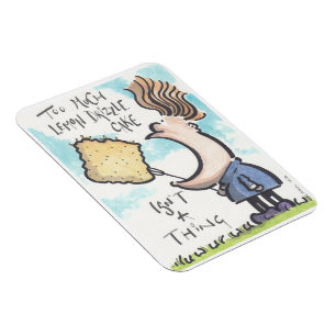 Imán Lemon Drizzle Cake Magnet