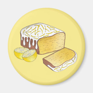 Imán Lemon Drizzle Pound Cake Loaf British Baking Food