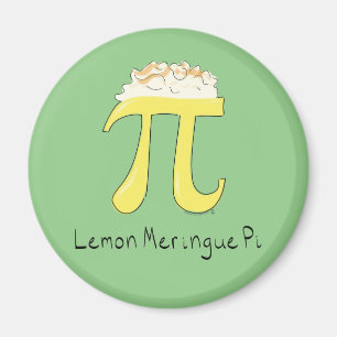 Imán Lemon Meringue Pi Cute Math Pi Day Magnet